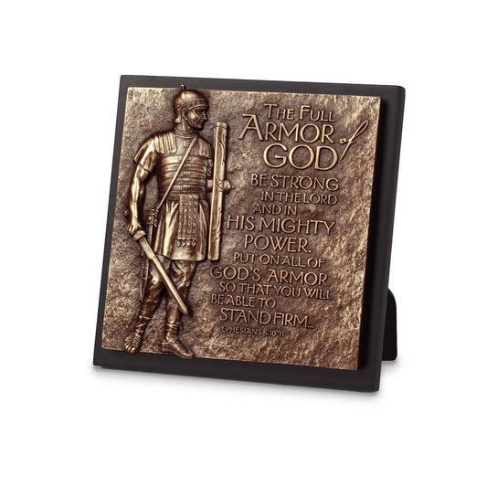 Armor Of God Small Sculpture Plaque