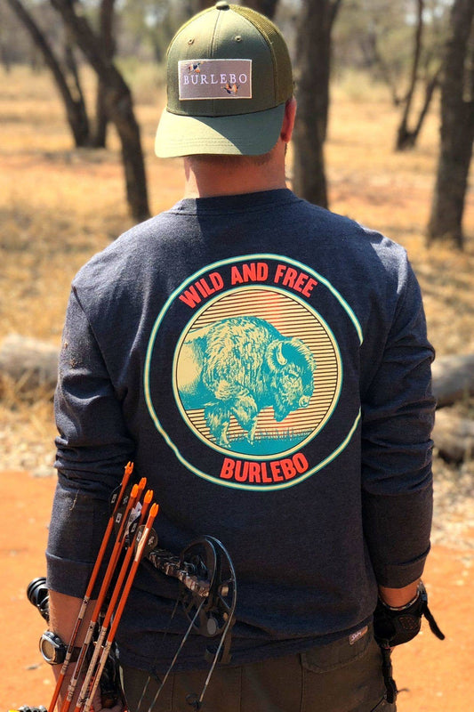 Wild and Free Bison Long Sleeve