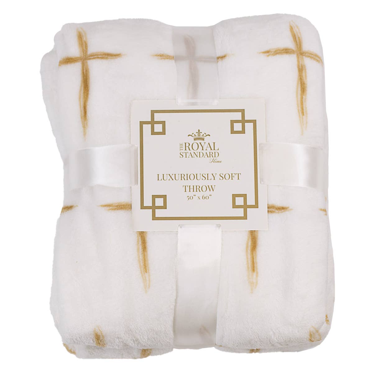 Covered by the Cross Fleece Throw
