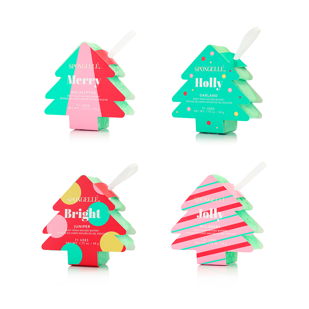 Spongelle Christmas Tree Body Wash Buffer