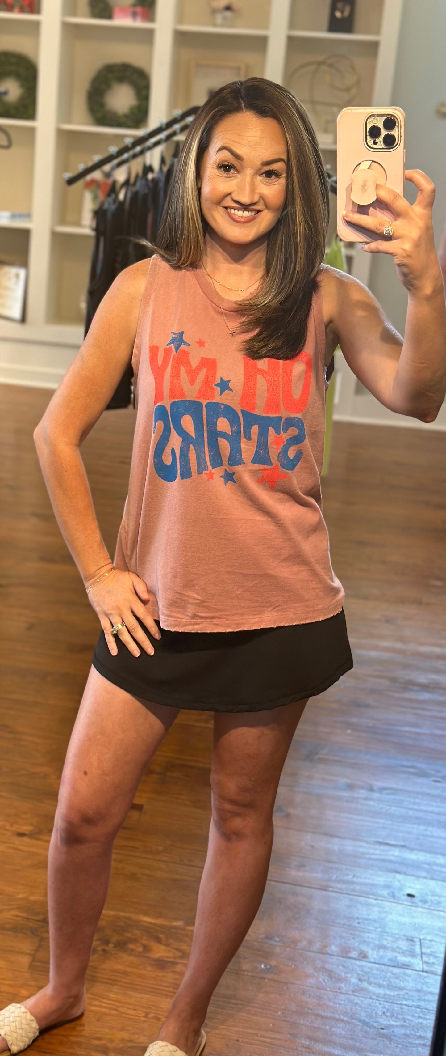 Oh My Stars Patriotic Tank