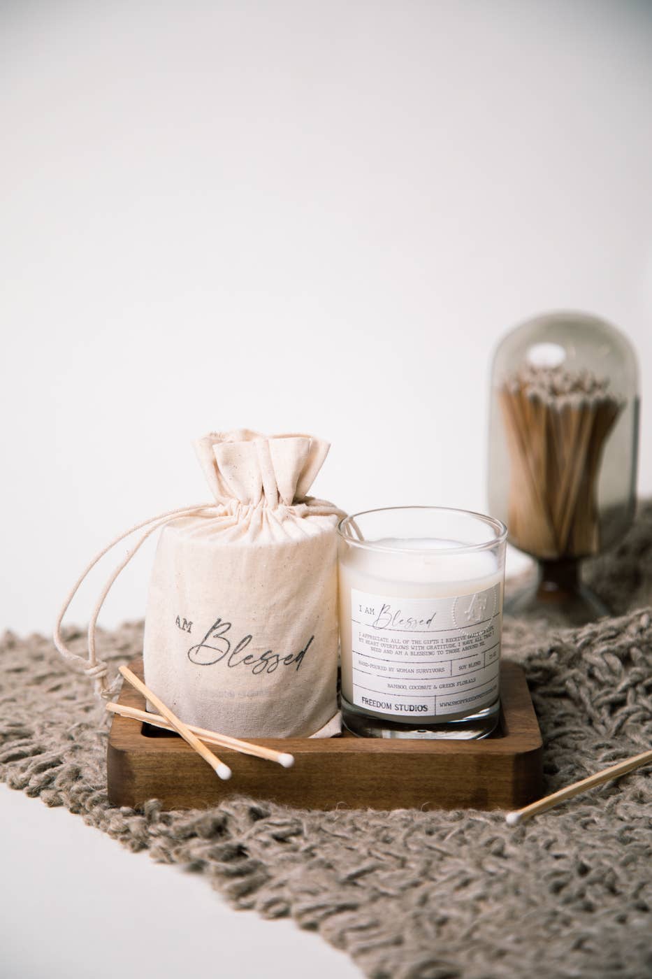 I AM Blessed 7.5 oz Candle