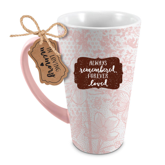 Always Remembered, Forever Loved Latte Mug
