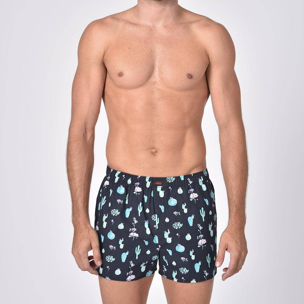 Retro Desert Print Boxers
