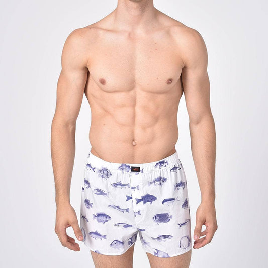 Fish Print Boxers