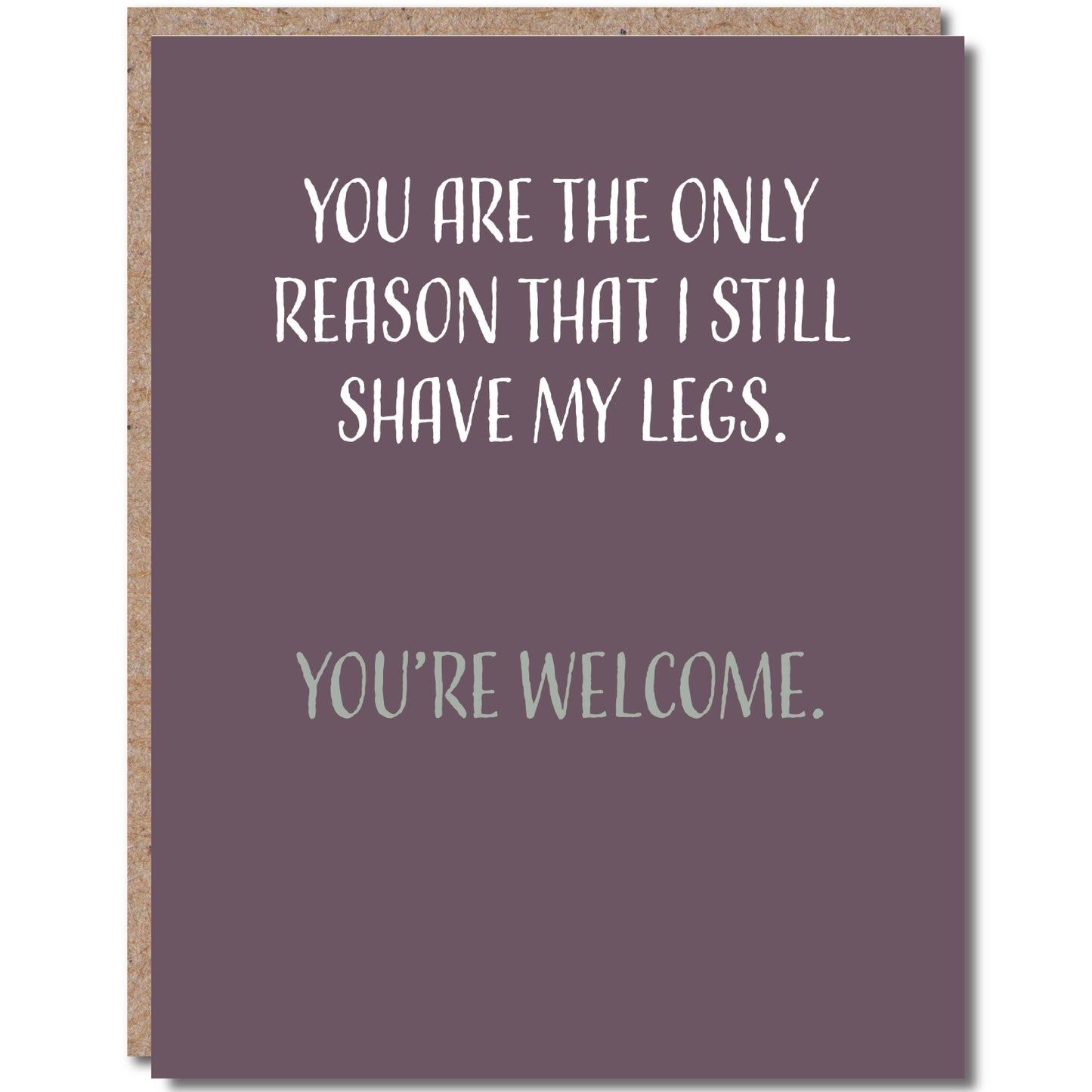 Anniversary Card Funny - Love Card - Just Because Card LV001
