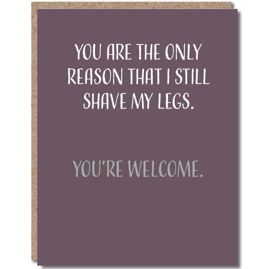 Anniversary Card Funny - Love Card - Just Because Card LV001